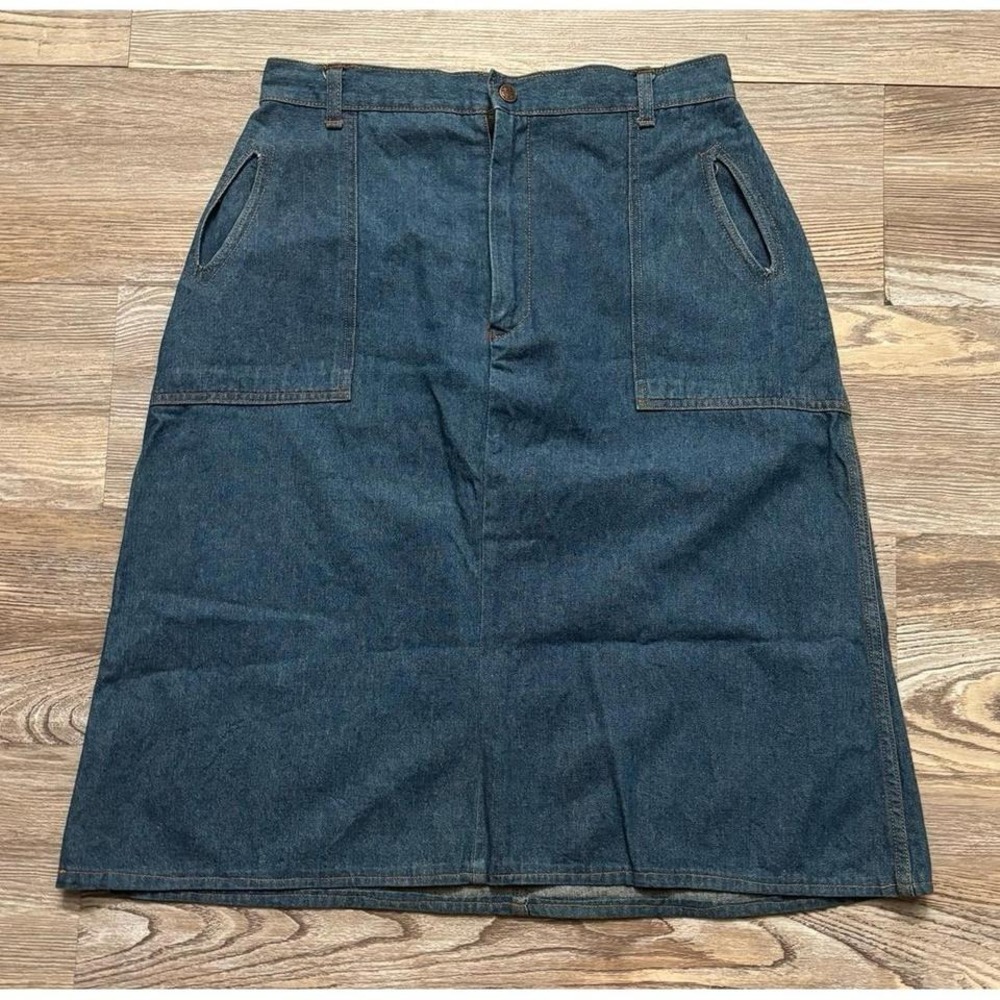 Vintage Denim midi‎ Kmart skirt size 16